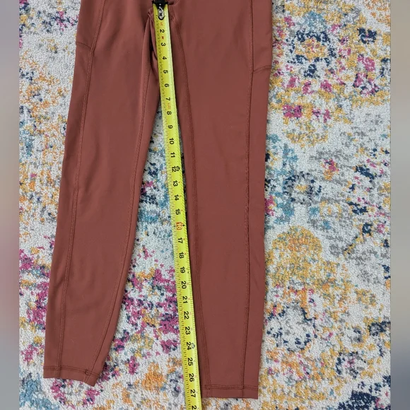 Lululemon Invigorate High-Rise Tight 28" Dark Terracotta, Size 6, Leggings - Picture 3 of 13